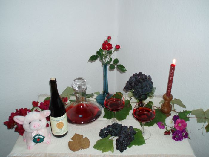 Blauer Bernburger Wein Jahrgang 2006